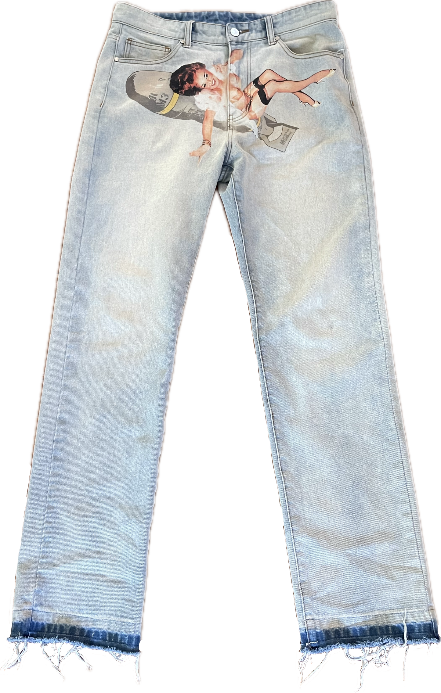 “Bombs Away” Straight Leg Denim